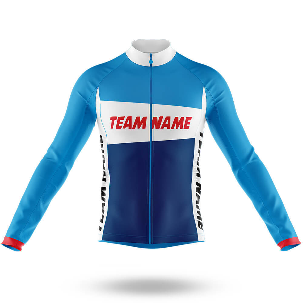 Custom Team Name M25 - Men's Cycling Kit-Long Sleeve Jersey-Global Cycling Gear