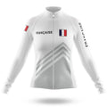 Française S5 White - Women - Cycling Kit-Long Sleeve Jersey-Global Cycling Gear