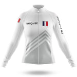 Française S5 White - Women - Cycling Kit-Long Sleeve Jersey-Global Cycling Gear