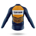 Custom Team Name V20 Navy - Men's Cycling Kit-Full Set-Global Cycling Gear