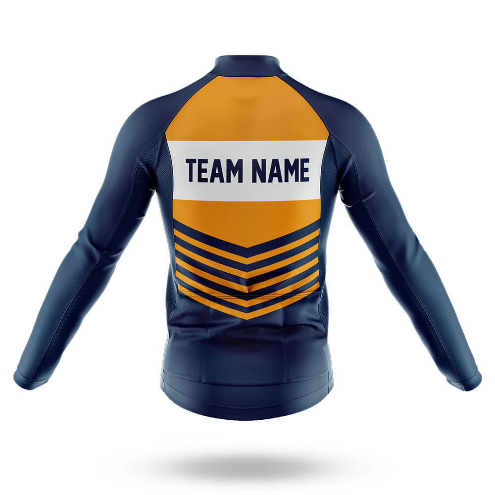 Custom Team Name V20 Navy - Men's Cycling Kit-Full Set-Global Cycling Gear