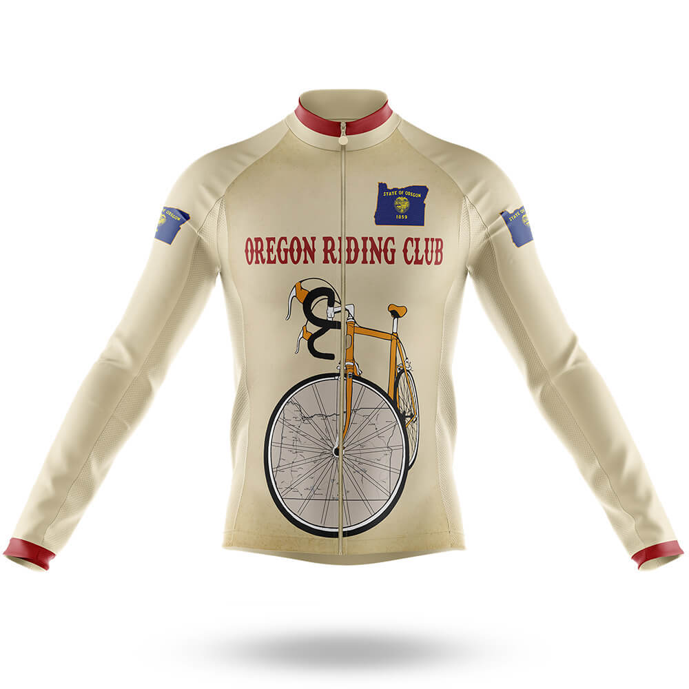 Oregon Riding Club - Men's Cycling Kit-Long Sleeve Jersey-Global Cycling Gear