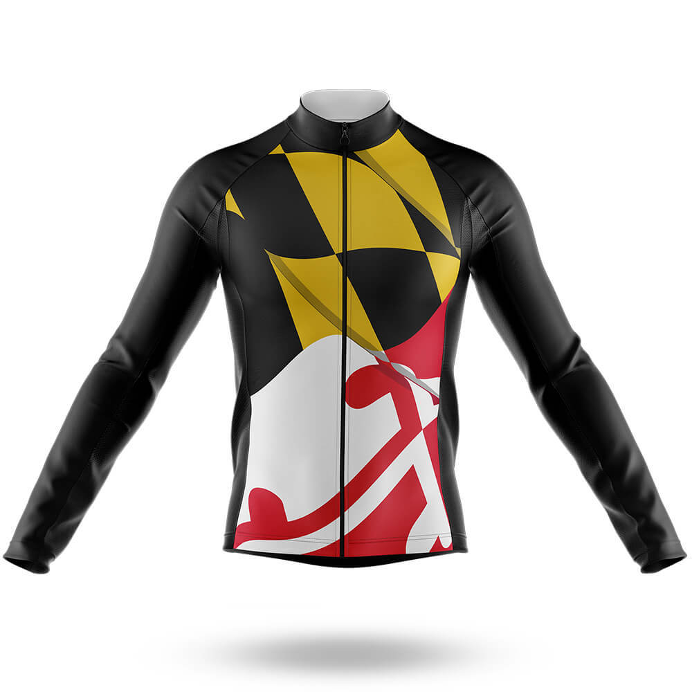 Pride Of Maryland - Men's Cycling Kit-Long Sleeve Jersey-Global Cycling Gear