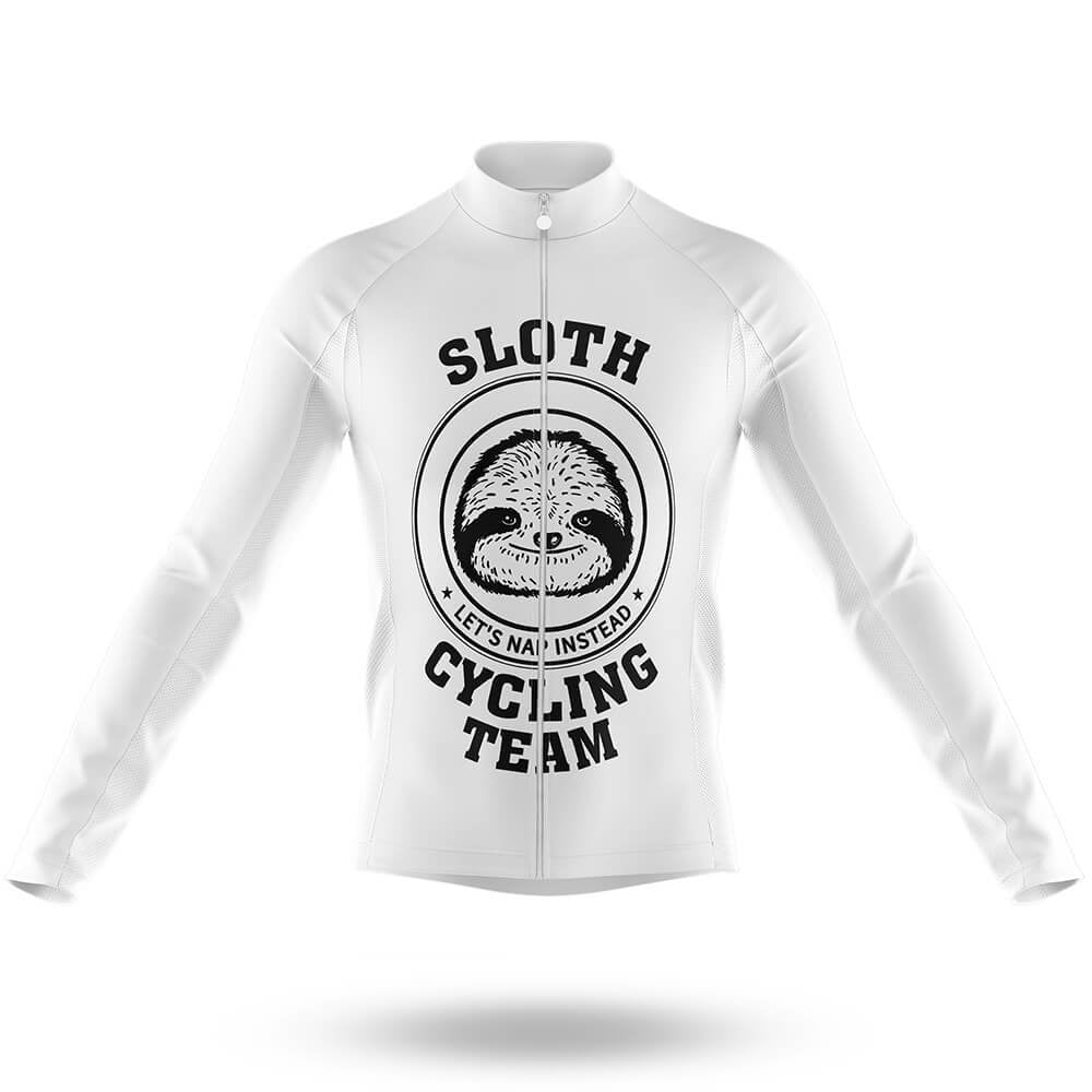 Sloth Cycling Team V15 - Men's Cycling Kit-Long Sleeve Jersey-Global Cycling Gear