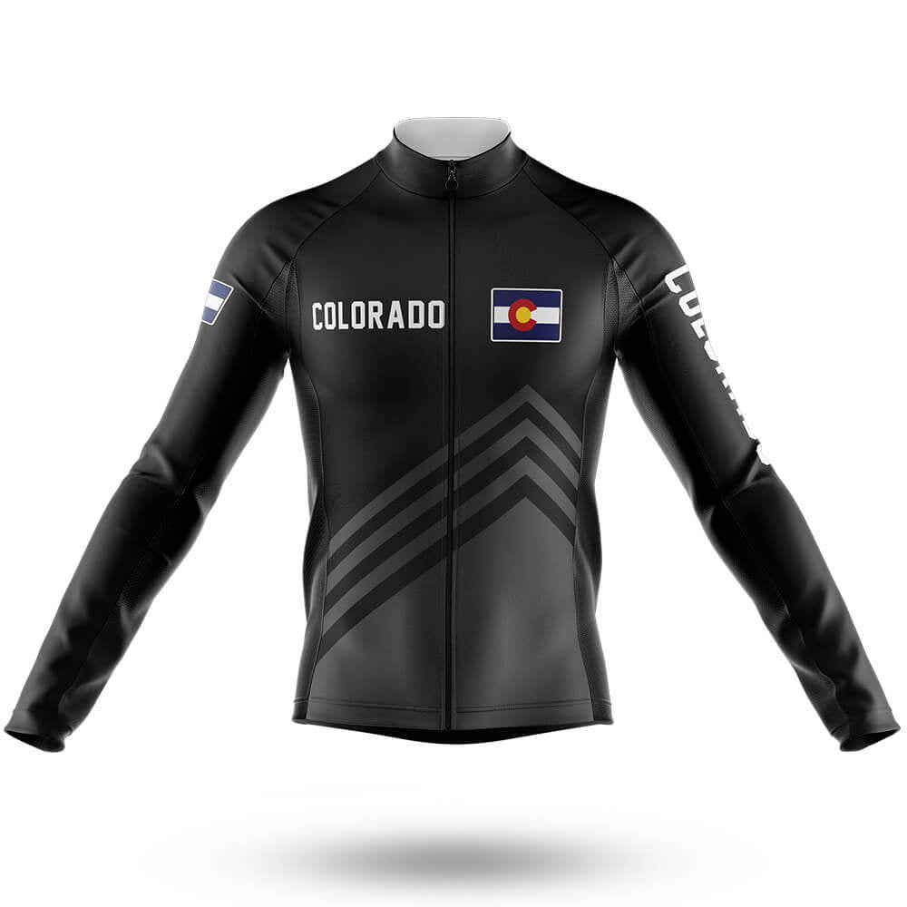 Colorado S4 Black - Men's Cycling Kit-Long Sleeve Jersey-Global Cycling Gear