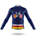 Colorado Flag Bike - Men's Cycling Kit-Long Sleeve Jersey-Global Cycling Gear