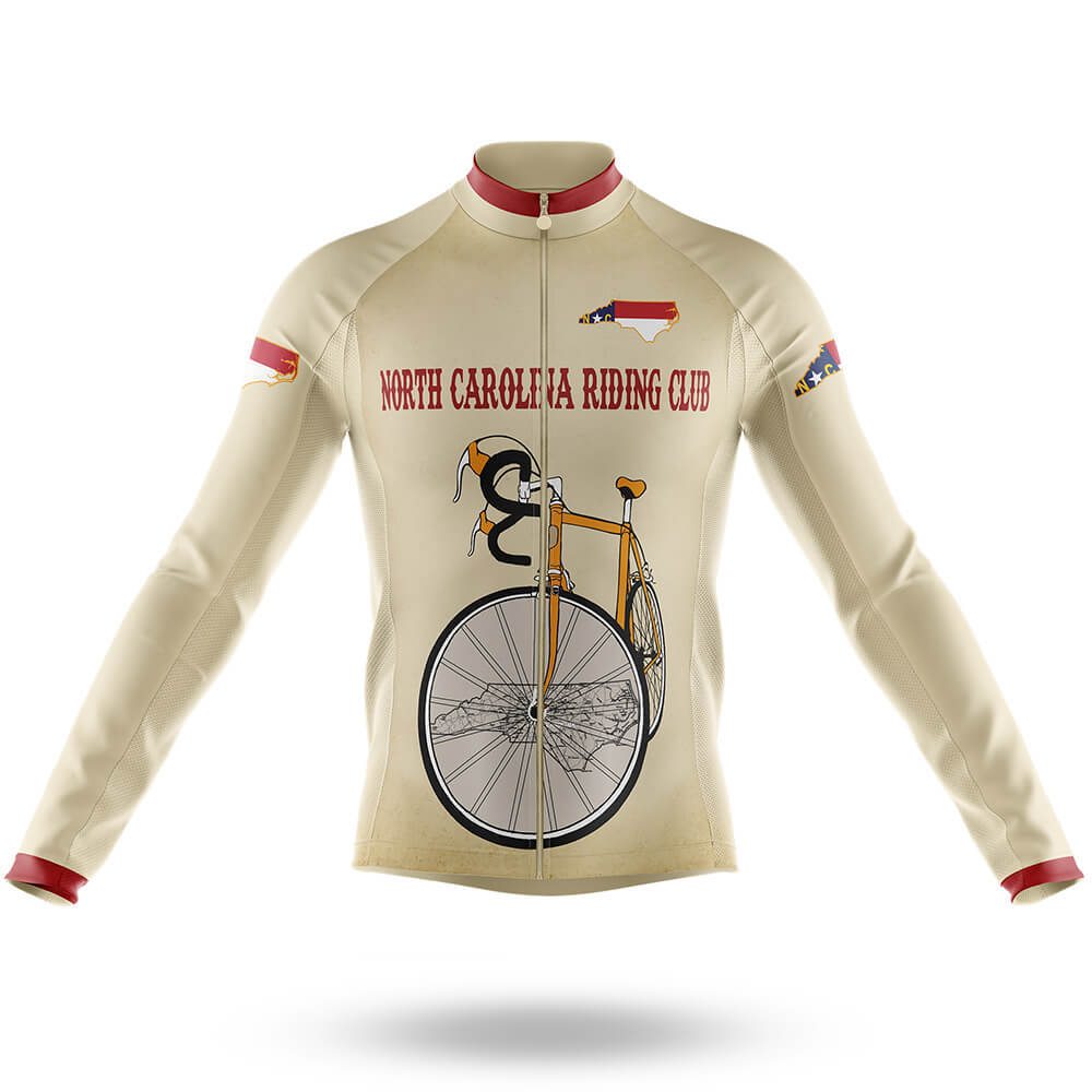 North Carolina Riding Club - Men's Cycling Kit-Long Sleeve Jersey-Global Cycling Gear