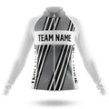 Custom Team Name M5 Grey - Women's Cycling Kit-Long Sleeve Jersey-Global Cycling Gear