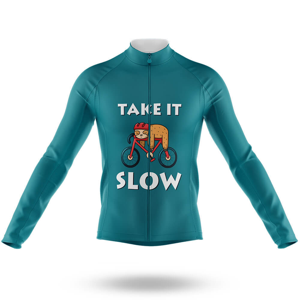 Take It Slow - Men's Cycling Kit-Long Sleeve Jersey-Global Cycling Gear