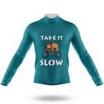 Take It Slow - Men's Cycling Kit-Long Sleeve Jersey-Global Cycling Gear