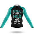 Smile Every Mile - Men's Cycling Kit-Long Sleeve Jersey-Global Cycling Gear