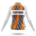Custom Team Name M5 Yellow - Women's Cycling Kit-Long Sleeve Jersey-Global Cycling Gear