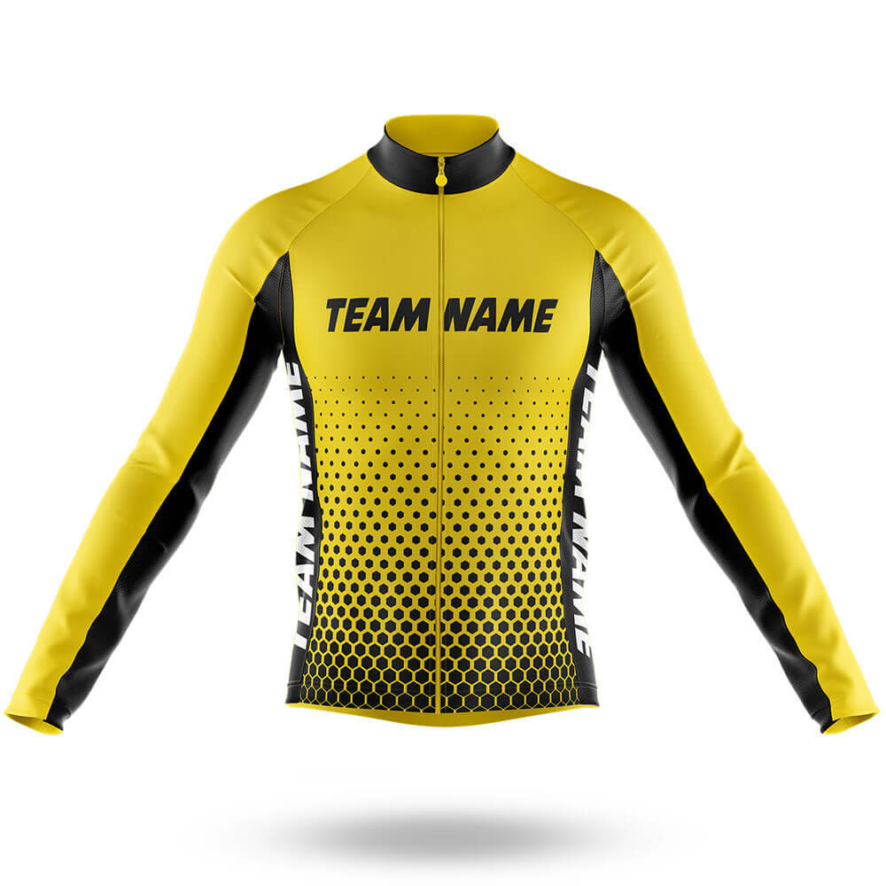 Custom Team Name M10 - Men's Cycling Kit-Long Sleeve Jersey-Global Cycling Gear