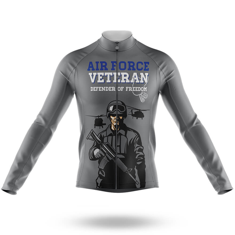 AF Veteran - Men's Cycling Kit-Long Sleeve Jersey-Global Cycling Gear