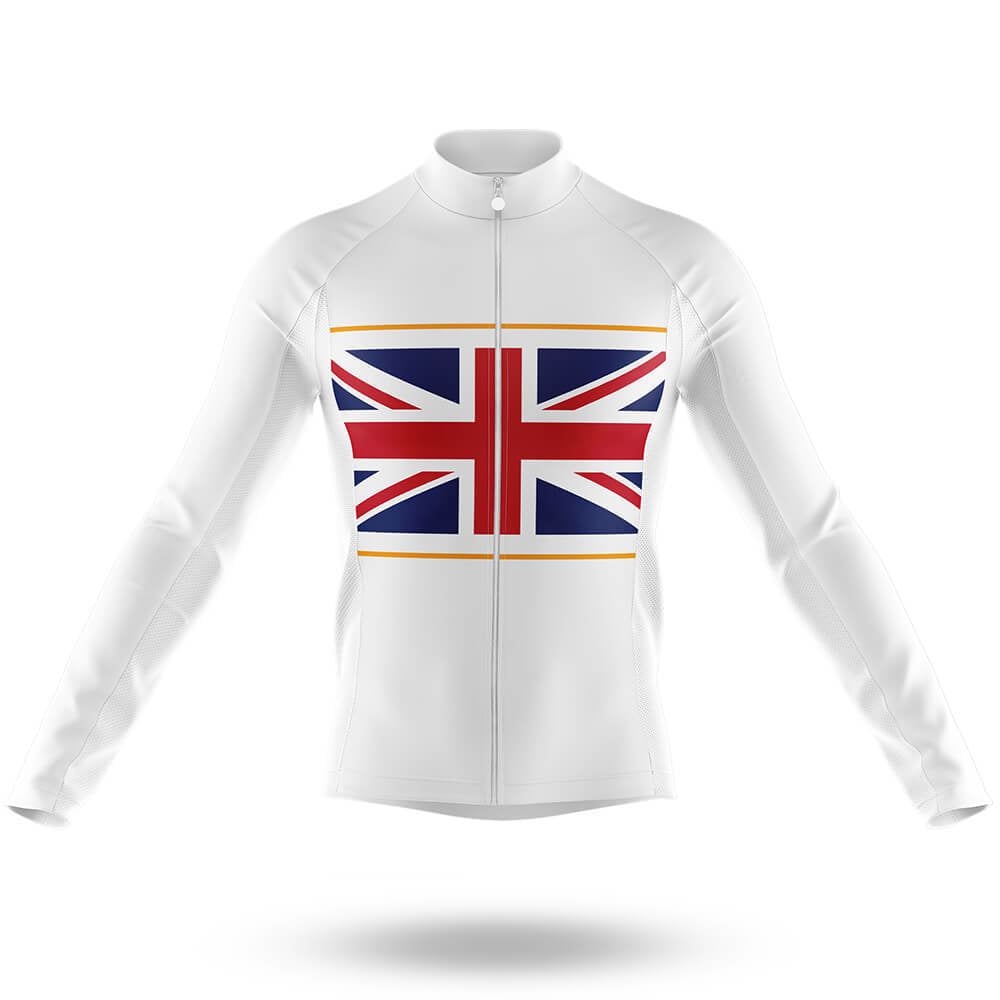 Great Britain Flag - Men's Cycling Kit-Long Sleeve Jersey-Global Cycling Gear