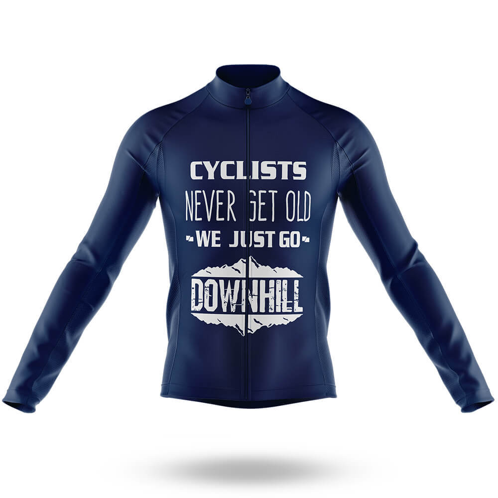 Never Get Old V5 - Men's Cycling Kit-Long Sleeve Jersey-Global Cycling Gear