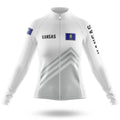 Kansas S4 White - Women - Cycling Kit-Long Sleeve Jersey-Global Cycling Gear