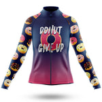 Donut Give Up V2 - Women - Cycling Kit-Long Sleeve Jersey-Global Cycling Gear