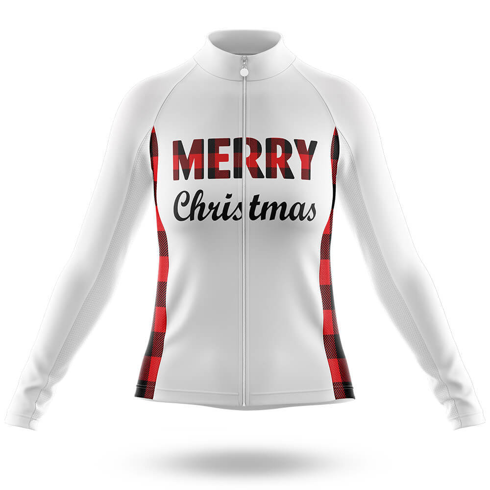 Merry Christmas - Women - Cycling Kit-Long Sleeve Jersey-Global Cycling Gear