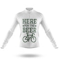 Here For The Beer - Men's Cycling Kit-Long Sleeve Jersey-Global Cycling Gear