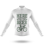 Here For The Beer - Men's Cycling Kit-Long Sleeve Jersey-Global Cycling Gear