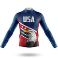 Eagle USA V4 - Men's Cycling Kit-Long Sleeve Jersey-Global Cycling Gear