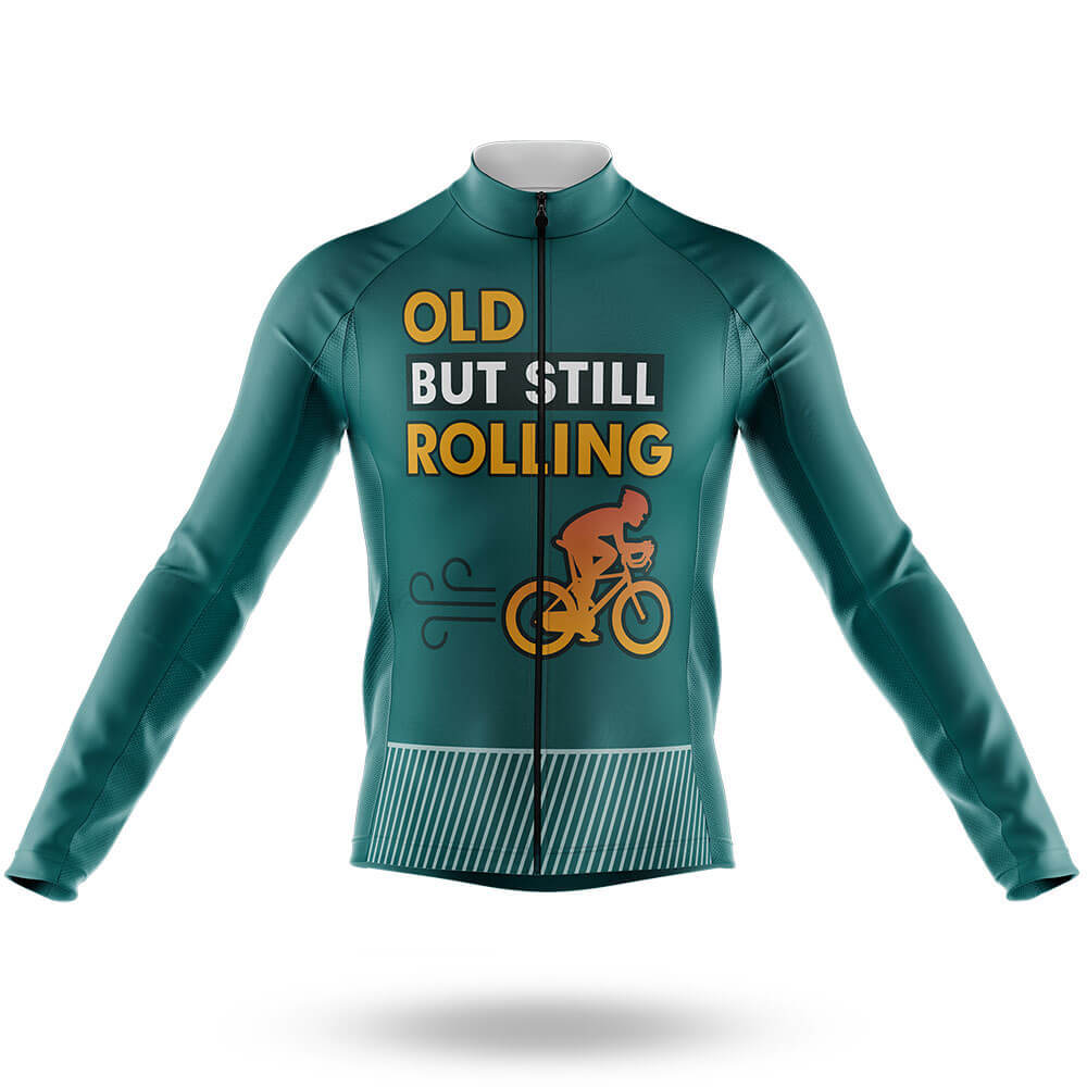Old But Still Rolling V5 - Men's Cycling Kit-Long Sleeve Jersey-Global Cycling Gear