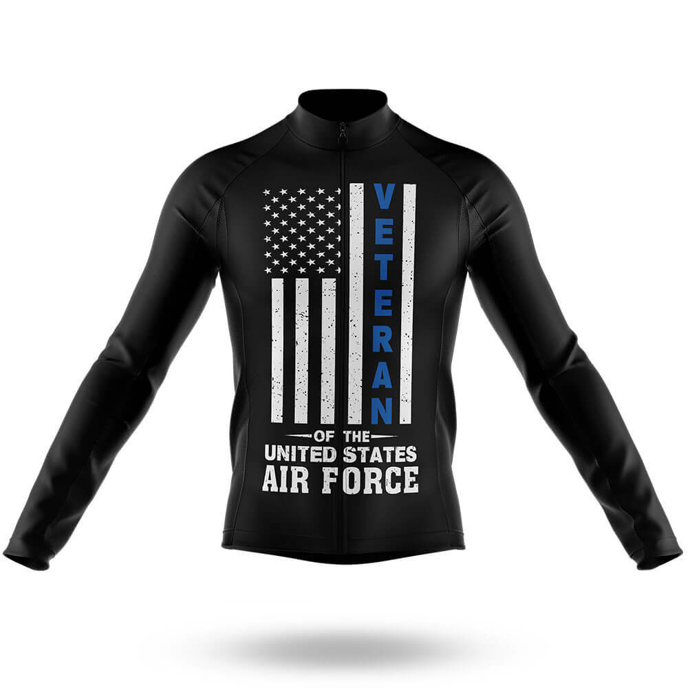 US Air Force Veteran - Men's Cycling Kit-Long Sleeve Jersey-Global Cycling Gear