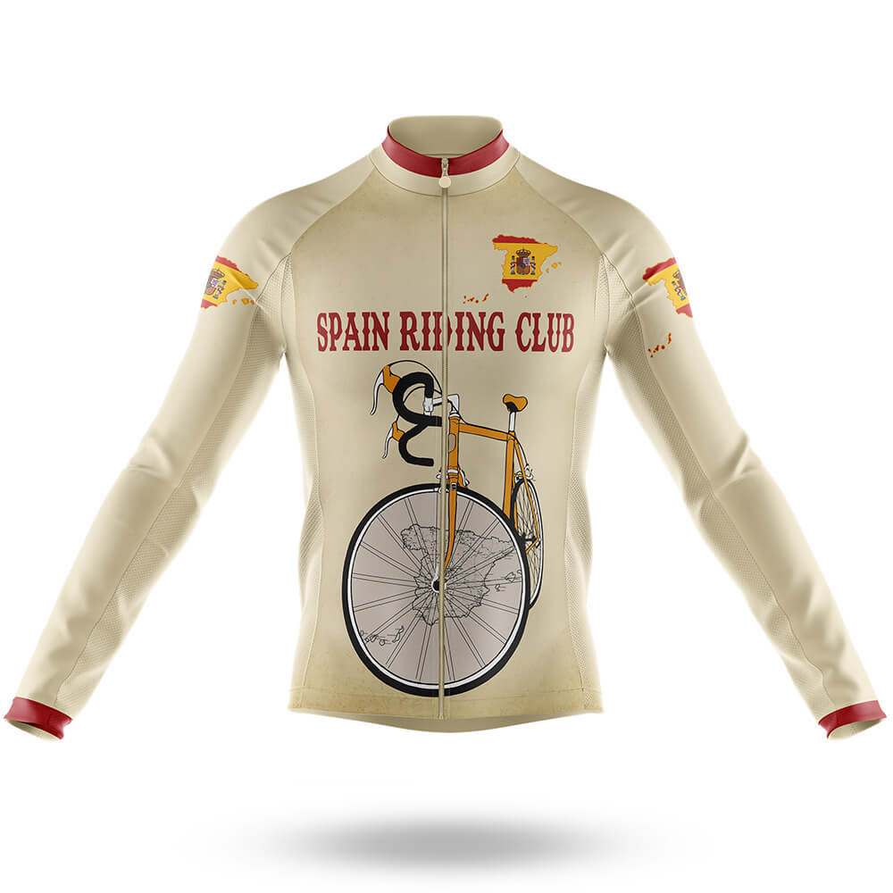 Spain Riding Club - Men's Cycling Kit-Long Sleeve Jersey-Global Cycling Gear