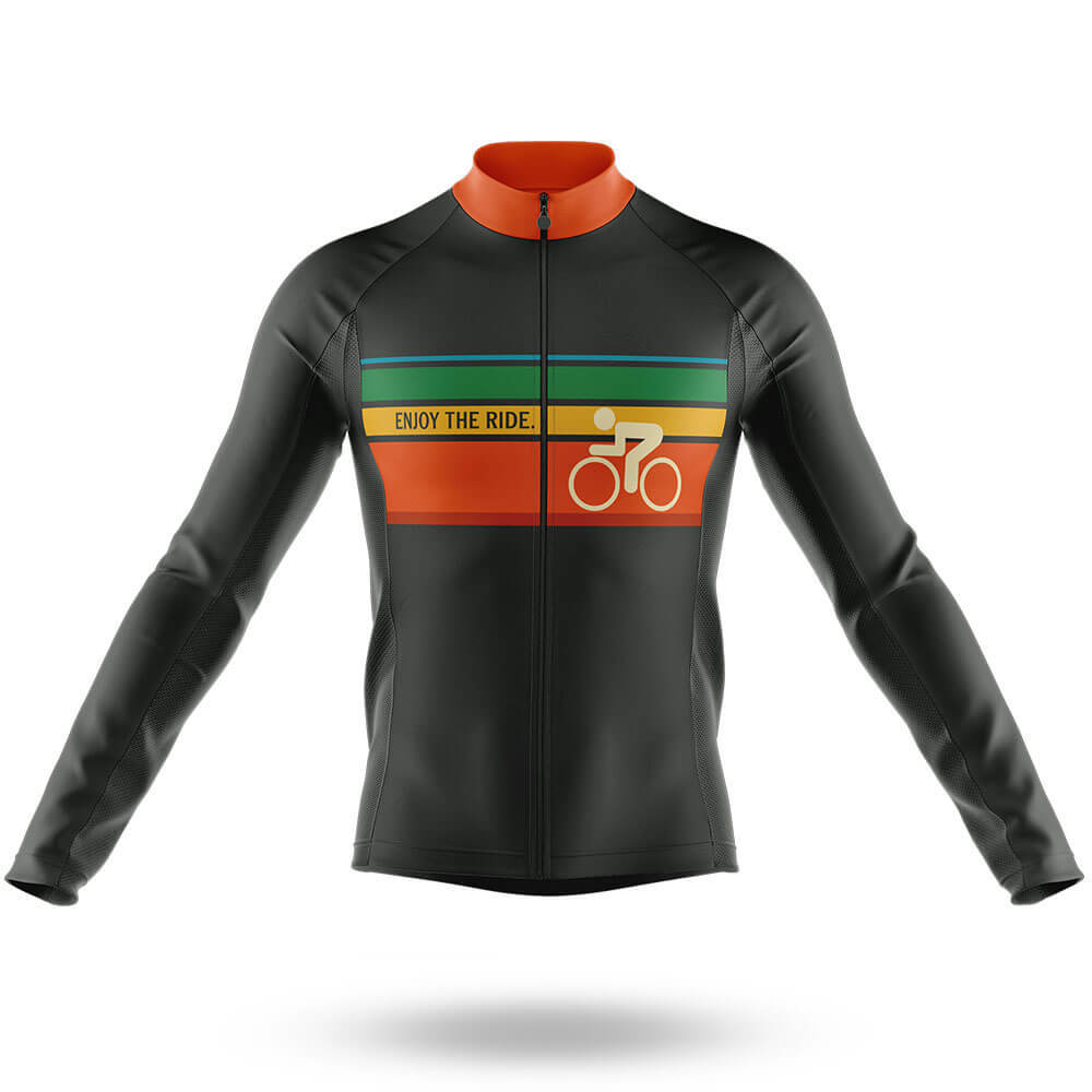 Enjoy The Ride - Men's Cycling Kit-Long Sleeve Jersey-Global Cycling Gear