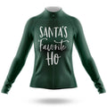Santa's Favorite Ho - Women - Cycling Kit-Long Sleeve Jersey-Global Cycling Gear