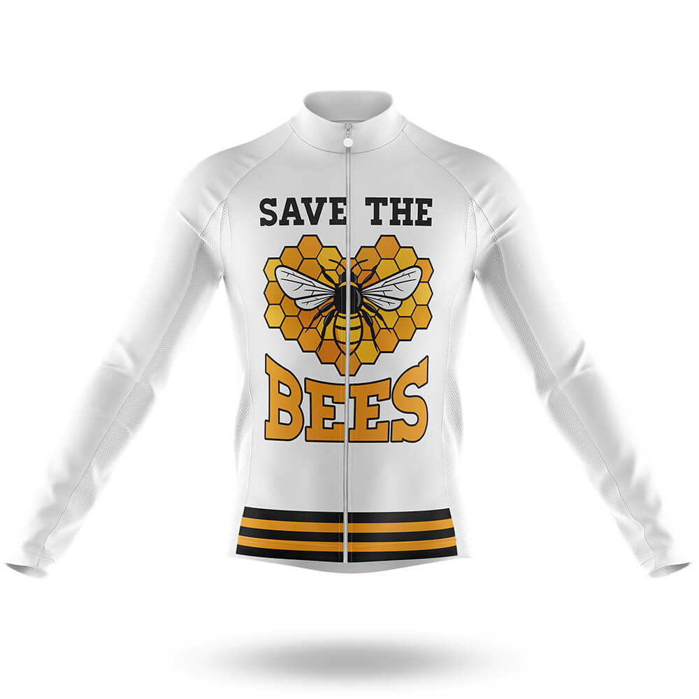 The Bees V5 - Men's Cycling Kit-Long Sleeve Jersey-Global Cycling Gear