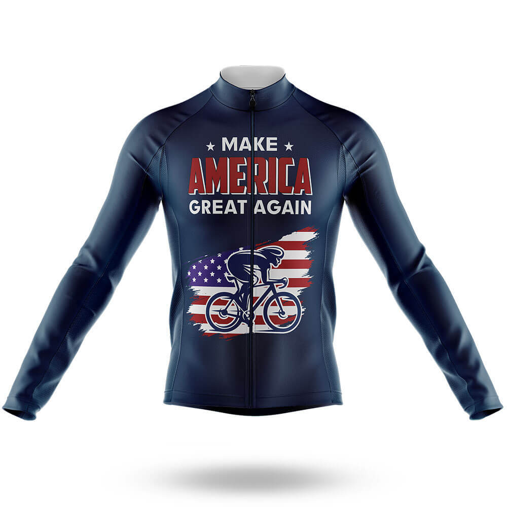 Make America Great Again - Men's Cycling Kit-Long Sleeve Jersey-Global Cycling Gear