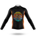 Retro Sloth - Men's Cycling Kit-Long Sleeve Jersey-Global Cycling Gear