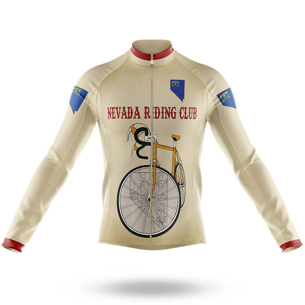 Nevada Riding Club - Men's Cycling Kit-Long Sleeve Jersey-Global Cycling Gear