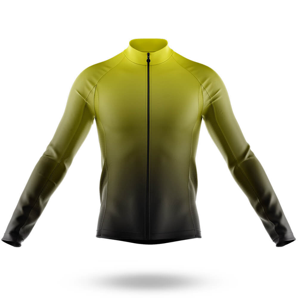 Yellow Gradient - Men's Cycling Kit-Long Sleeve Jersey-Global Cycling Gear