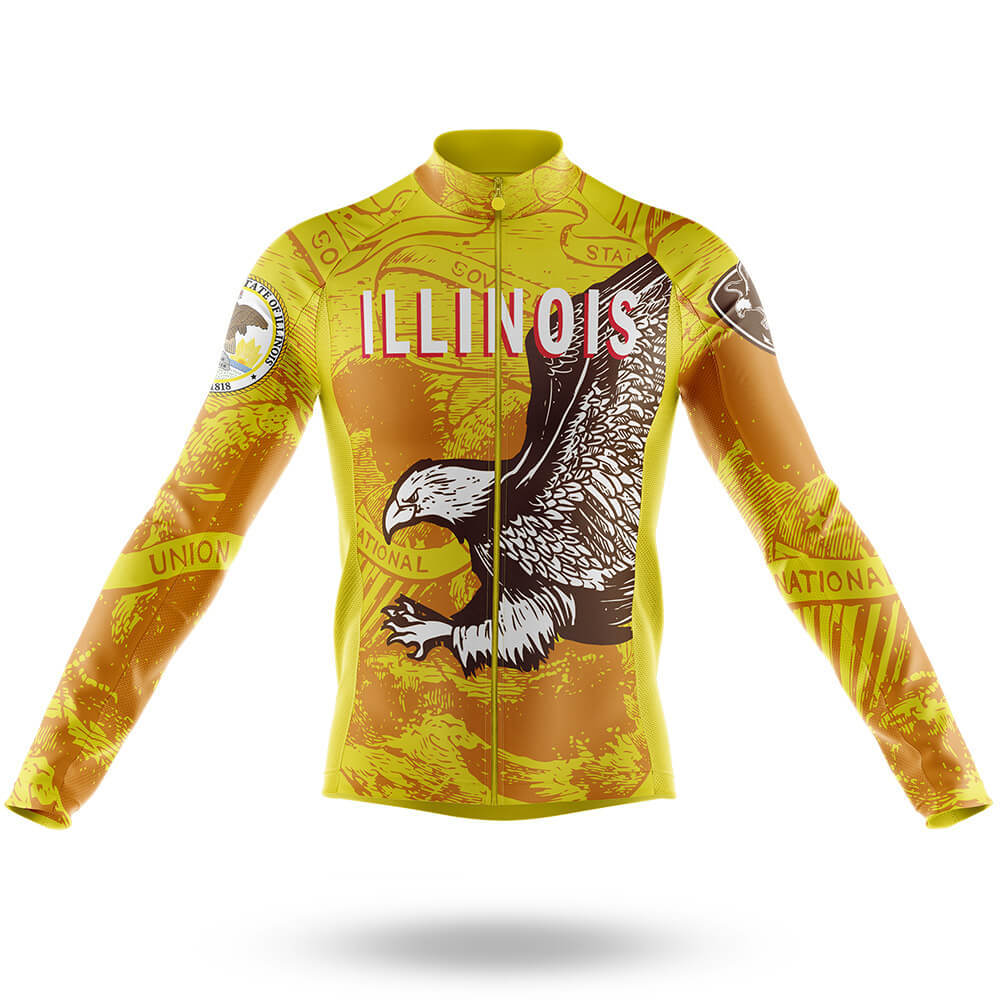 Illinois Flag - Men's Cycling Kit - Global Cycling Gear