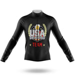 USA Drinking Team - Black - Men's Cycling Kit-Long Sleeve Jersey-Global Cycling Gear