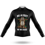 No Hurry No Worries - Men's Cycling Kit-Long Sleeve Jersey-Global Cycling Gear