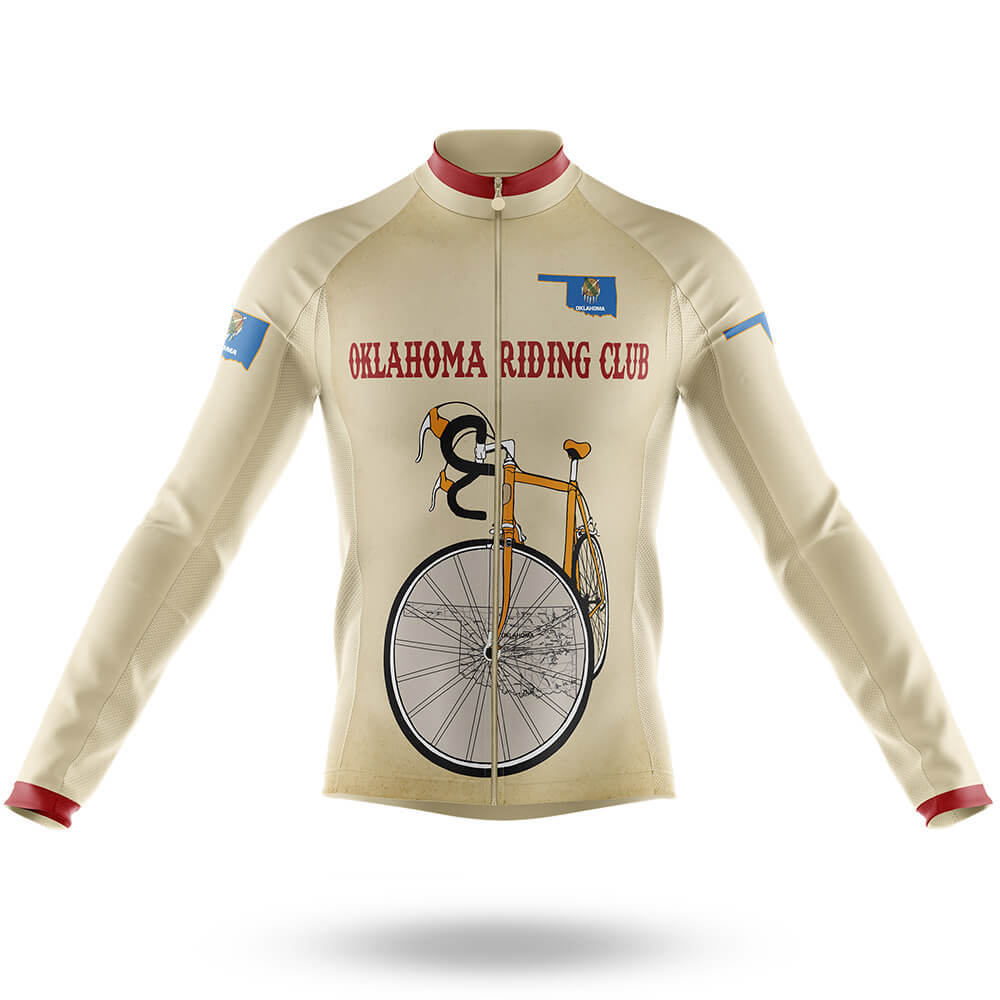 Oklahoma Riding Club - Men's Cycling Kit-Long Sleeve Jersey-Global Cycling Gear