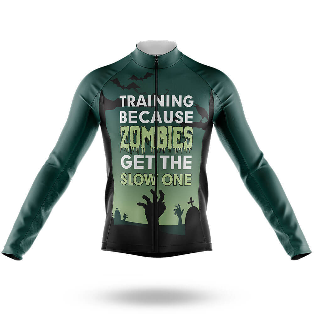 Zombies - Men's Cycling Kit-Long Sleeve Jersey-Global Cycling Gear