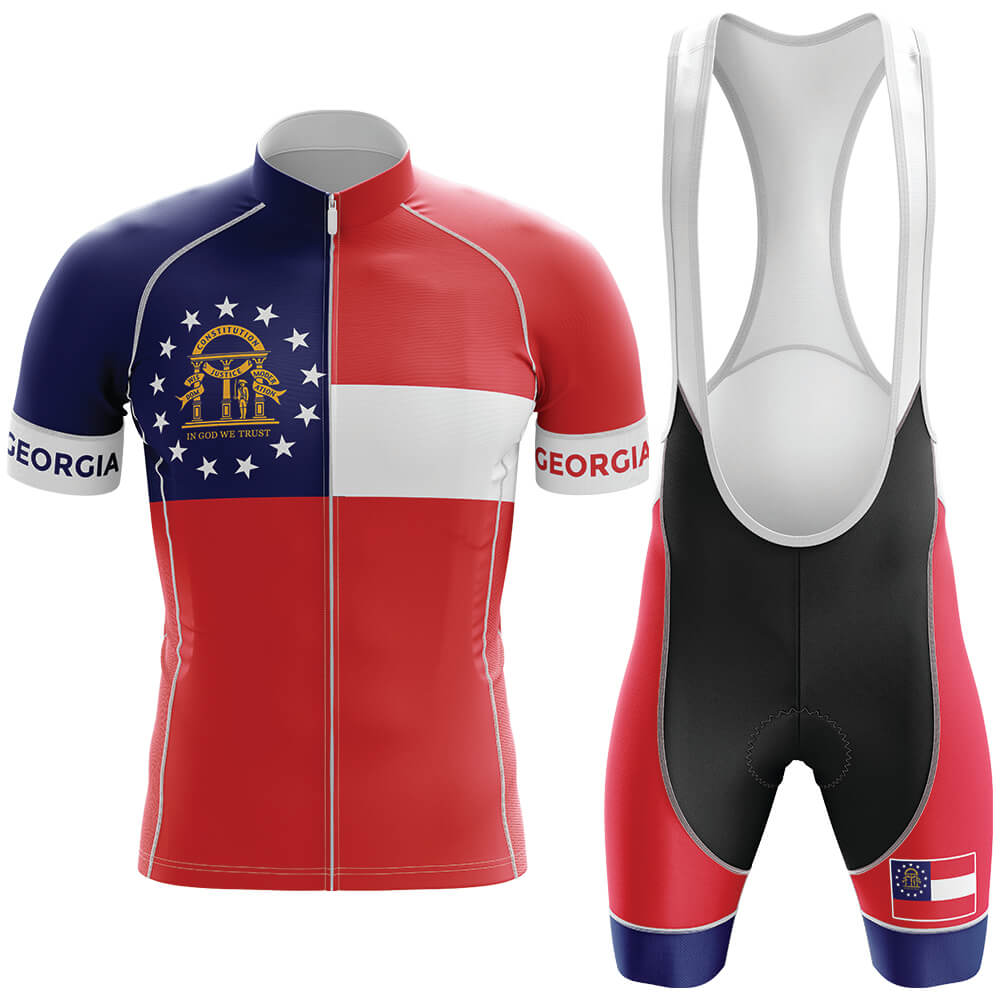 Georgia Men's Cycling Kit-Jersey + Bibs-Global Cycling Gear