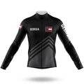 Georgia S4 Black - Men's Cycling Kit-Long Sleeve Jersey-Global Cycling Gear