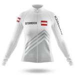 Österreich S5 White - Women - Cycling Kit-Long Sleeve Jersey-Global Cycling Gear