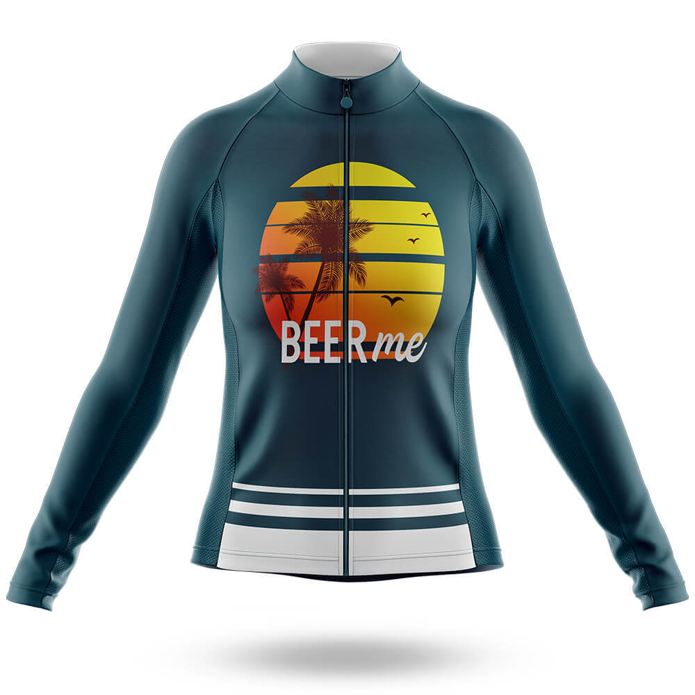 Beer Me - Women - Cycling Kit-Long Sleeve Jersey-Global Cycling Gear