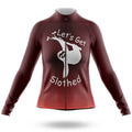 Let's Get Slothed - Women's Cycling Kit-Long Sleeve Jersey-Global Cycling Gear