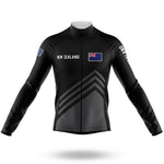 New Zealand S5 Black - Men's Cycling Kit-Long Sleeve Jersey-Global Cycling Gear