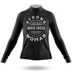 Strong Indigenous Woman - Women - Cycling Kit-Long Sleeve Jersey-Global Cycling Gear