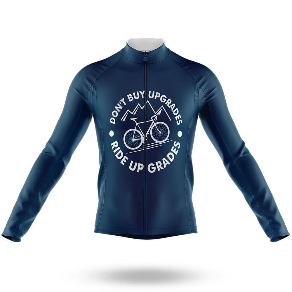 Ride Up Grades - Men's Cycling Kit-Long Sleeve Jersey-Global Cycling Gear