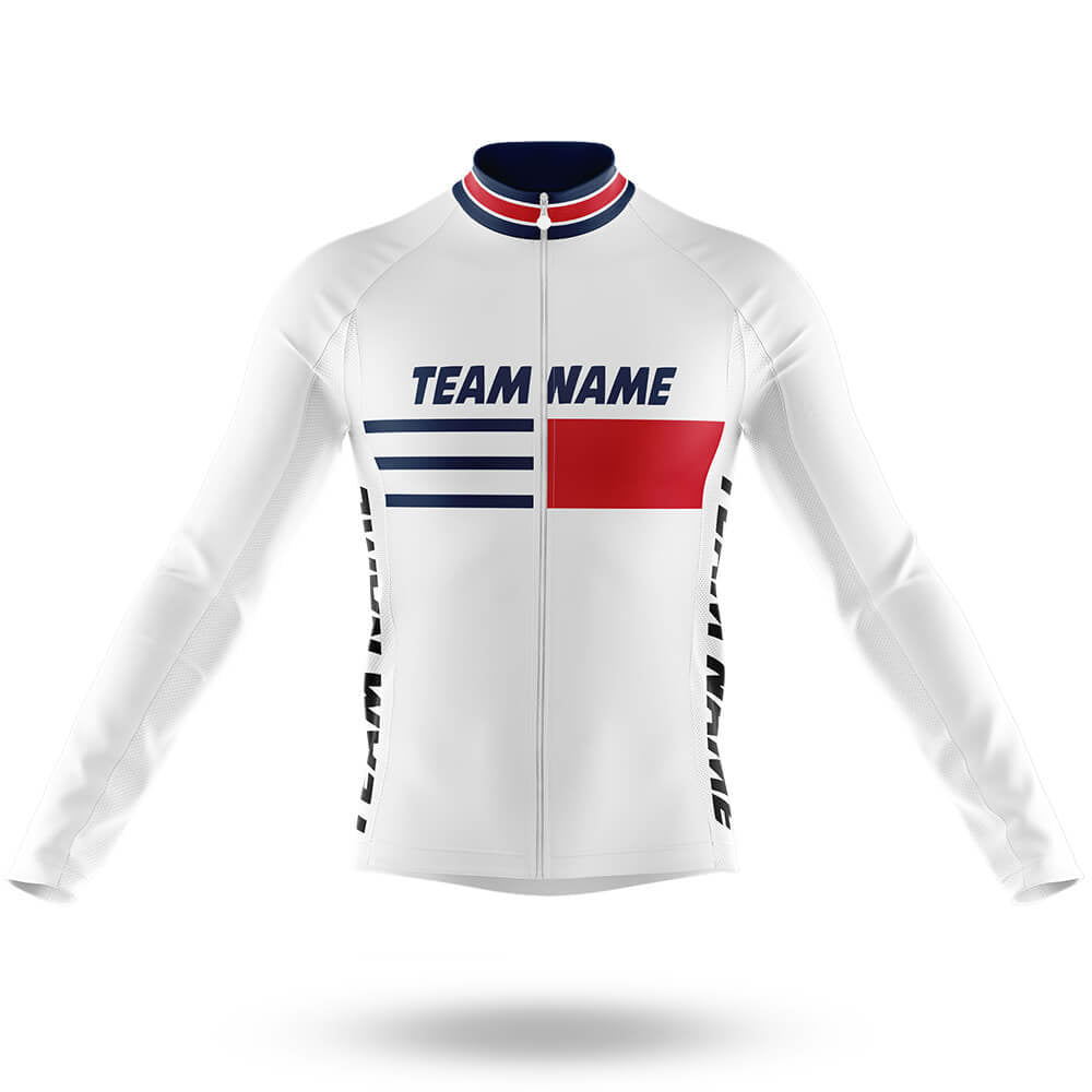 Custom Team Name M22 - Men's Cycling Kit-Long Sleeve Jersey-Global Cycling Gear